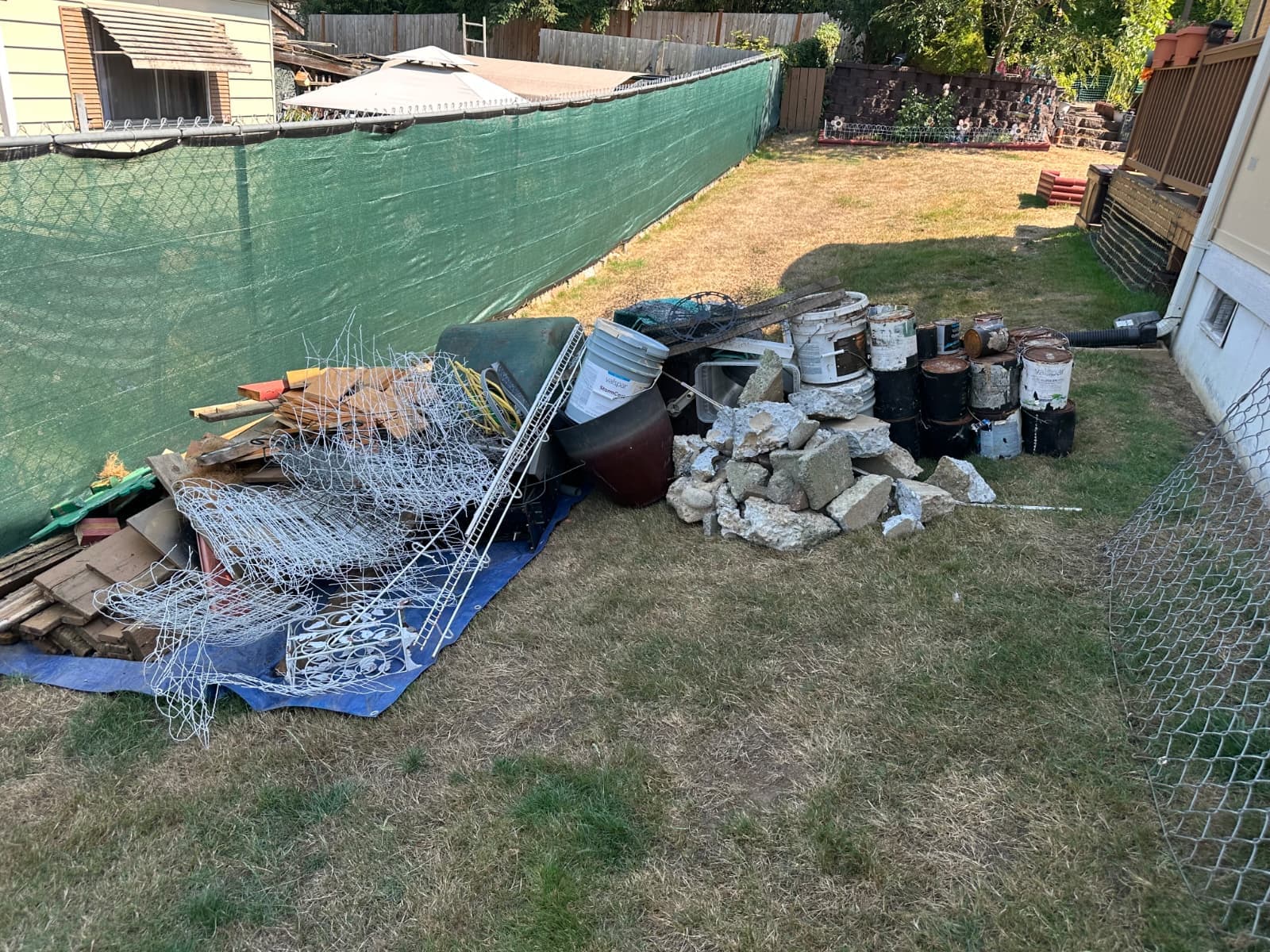Custom walk-in closet installation with built-in shelving and wood flooring